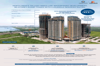 Investment starting at Rs 63.5 lakhs at Supertech Supernova Projects in Noida